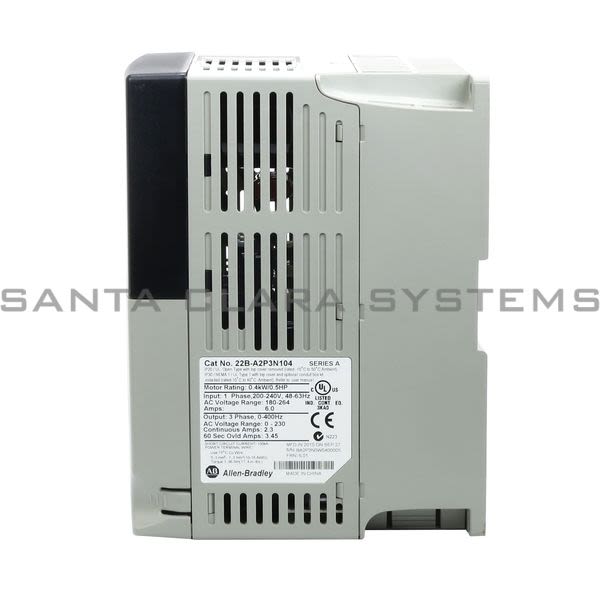 Allen Bradley 22B-A2P3N104 PowerFlex 40 AC Drive Product Image