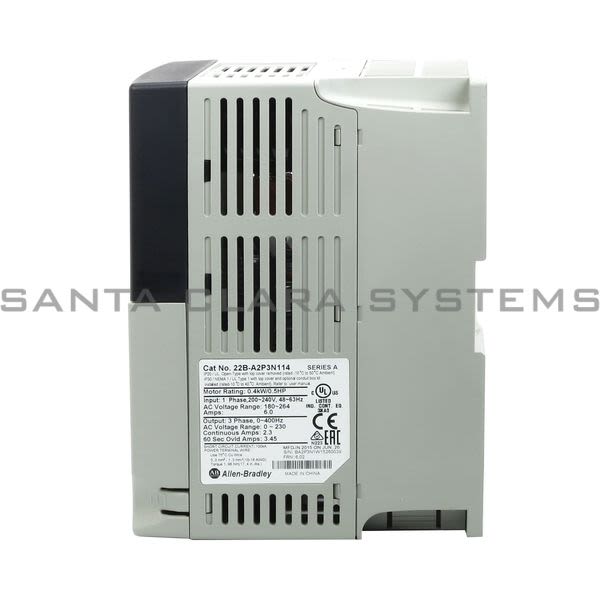 Allen Bradley 22B-A2P3N114 PowerFlex 40 AC Drive Product Image