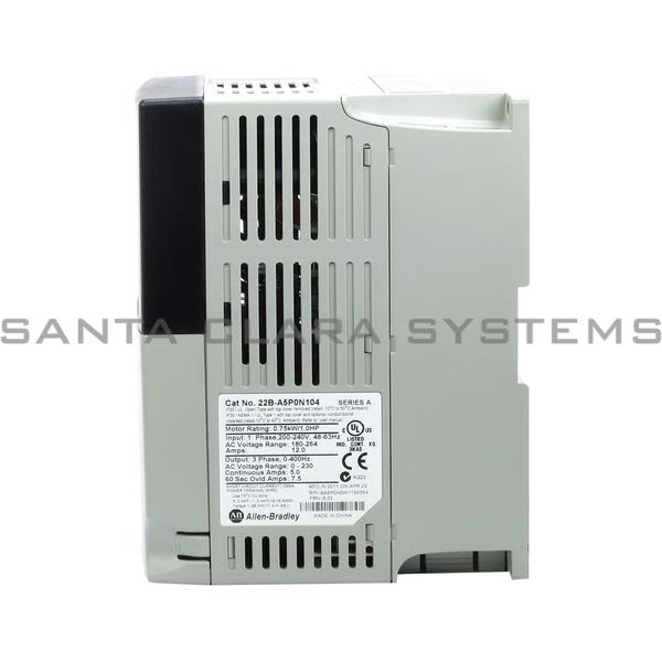 Allen Bradley 22B-A5P0N104 PowerFlex 40 AC Drive Product Image
