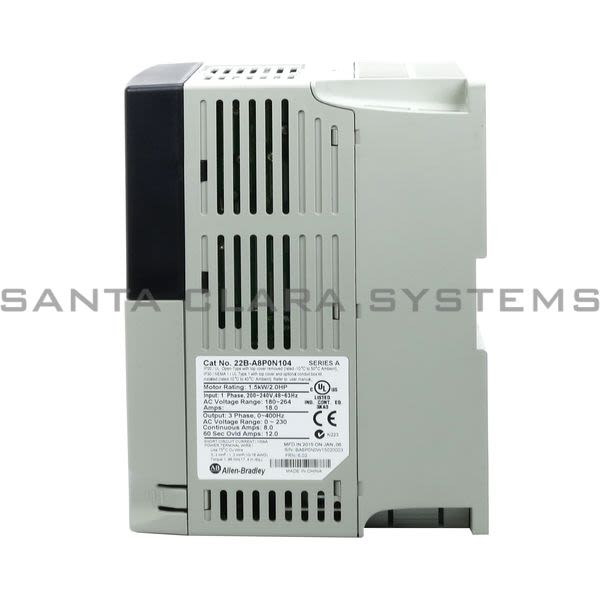 Allen Bradley 22B-A8P0N104 PowerFlex 40 AC Drive Product Image