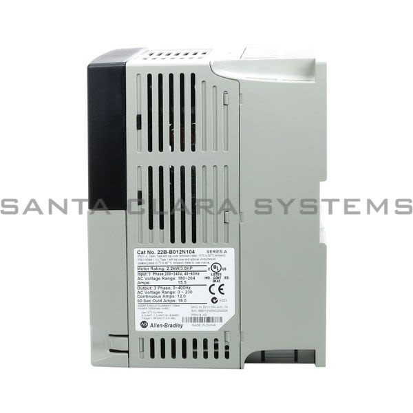 Allen Bradley 22B-B012N104 PowerFlex 40 AC Drive Product Image