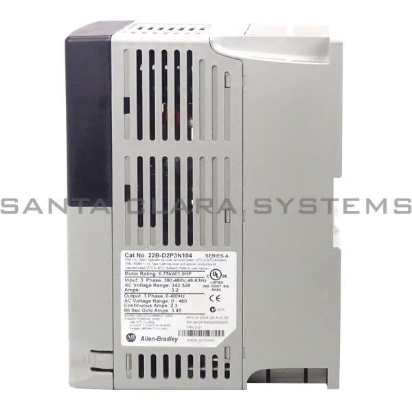 Allen Bradley 22B-D2P3N104 PowerFlex 40 AC Drive Product Image