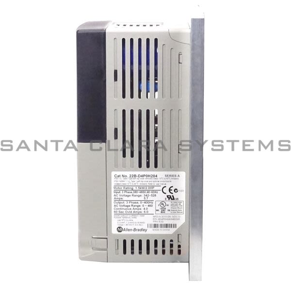 Allen Bradley 22B-D4P0H204 PowerFlex 40 AC Drive Product Image