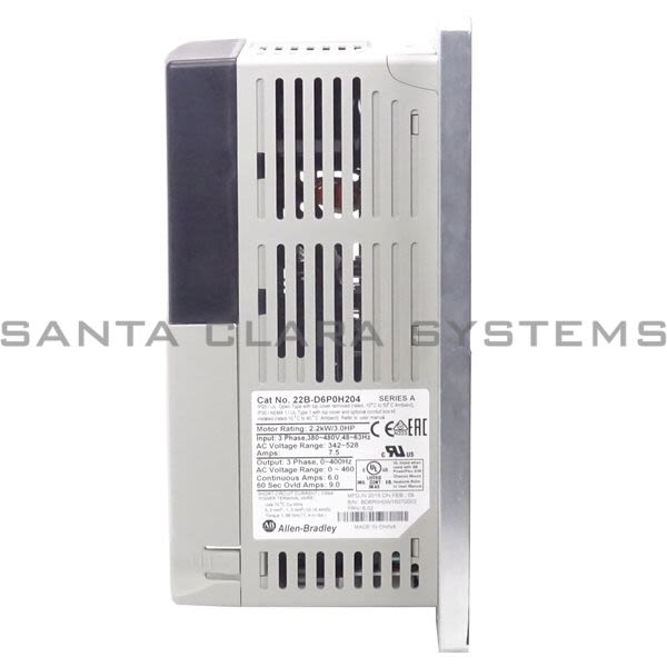 Allen Bradley 22B-D6P0H204 PowerFlex 40 AC Drive Product Image