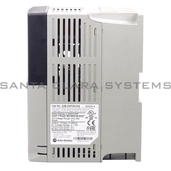 Allen Bradley 22B-E4P2N104 PowerFlex 40 AC Drive Product Image