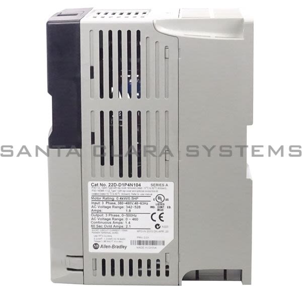 Allen Bradley 22D-D1P4N104 PowerFlex 40P AC Drive Product Image