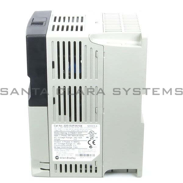 Allen Bradley 22D-D2P3N104 PowerFlex 40P AC Drive Product Image