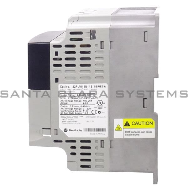 Allen Bradley 22F-A011N113  PowerFlex 4m AC Drive Product Image
