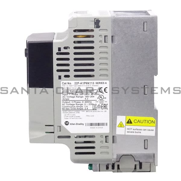 Allen Bradley 22F-A1P6N113 PowerFlex 4m AC Drive Product Image