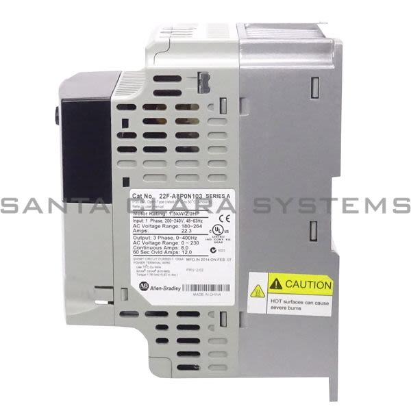 Allen Bradley 22F-A8P0N103 PowerFlex 4m AC Drive Product Image