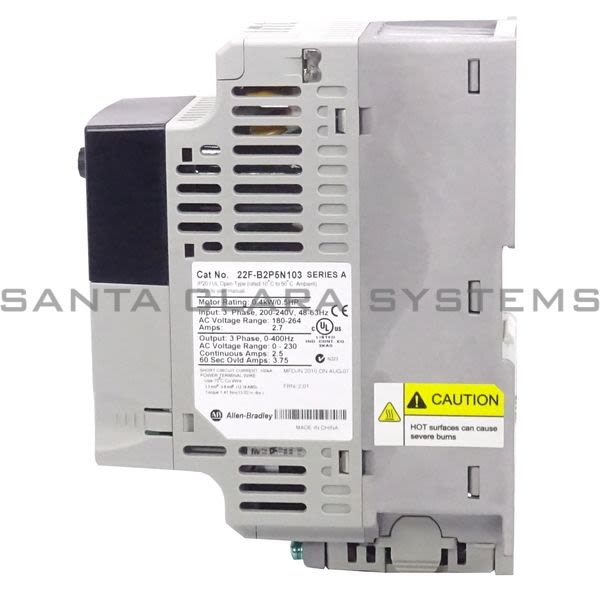 Allen Bradley 22F-B2P5N103 PowerFlex 4m AC Drive Product Image