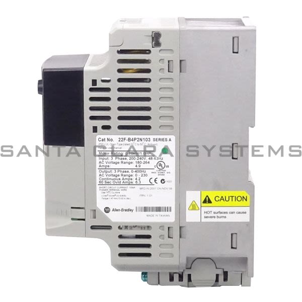 Allen Bradley 22F-B4P2N103 PowerFlex 4m AC Drive Product Image