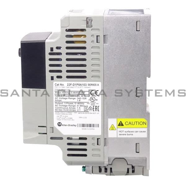 Allen Bradley 22F-D2P5N103 PowerFlex 4m AC Drive Product Image