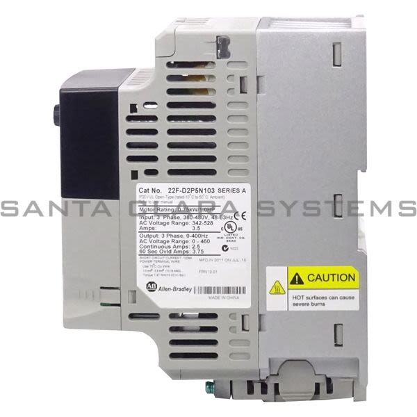 Allen Bradley 22F-D2P5N113 PowerFlex 4m AC Drive Product Image