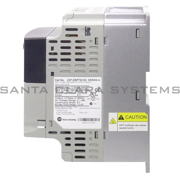 Allen Bradley 22F-D8P7N103 PowerFlex 4m AC Drive Product Image