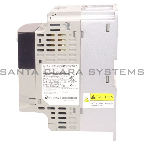 Allen Bradley 22F-D8P7N113 PowerFlex 4m AC Drive Product Image