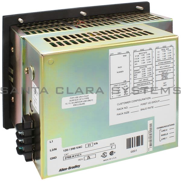Allen Bradley 2705-K11C1 RediPanel Keypad Product Image