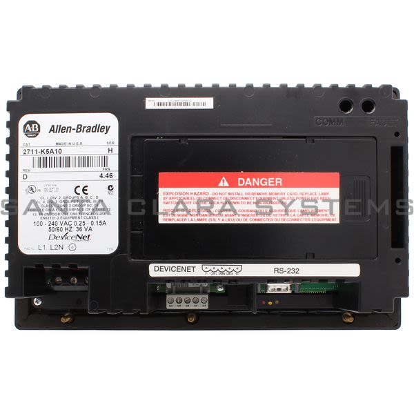 Allen Bradley 2711-K5A10 PanelView 550 | Monochrome DeviceNet Product Image
