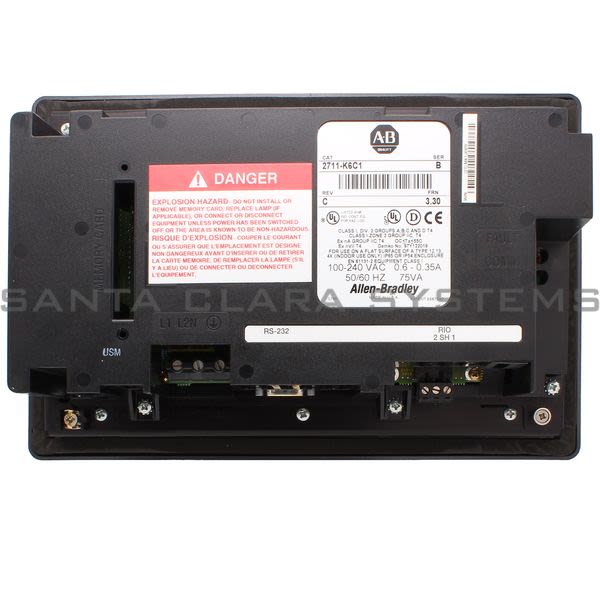 Allen Bradley 2711-K6C1 PanelView 600 Product Image
