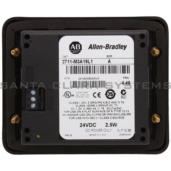 Allen Bradley 2711-M3A19L1 PanelView 300 Micro Monochrome Terminal Product Image