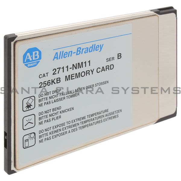 Allen Bradley 2711-NM11 256K Flash Memory Card Product Image
