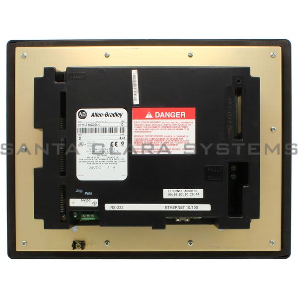 Allen Bradley 2711-T10C20L1 With Ethernet/IP Communications & RS232 Printer Port Product Image