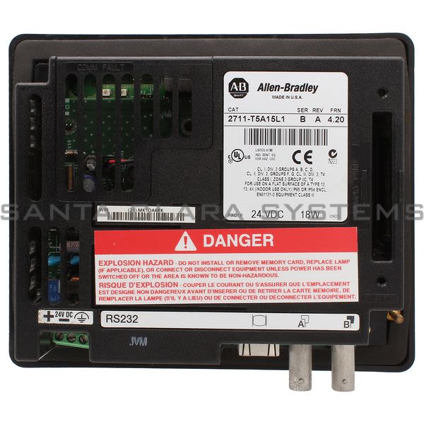 Allen Bradley 2711-T5A15L1 PanelView 550 Product Image