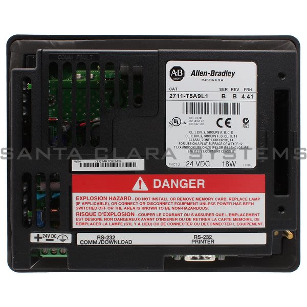 Allen Bradley 2711-T5A9L1 PanelView 550 Product Image