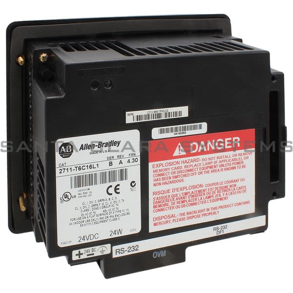 Allen Bradley 2711-T6C16L1  PanelView 600 Product Image