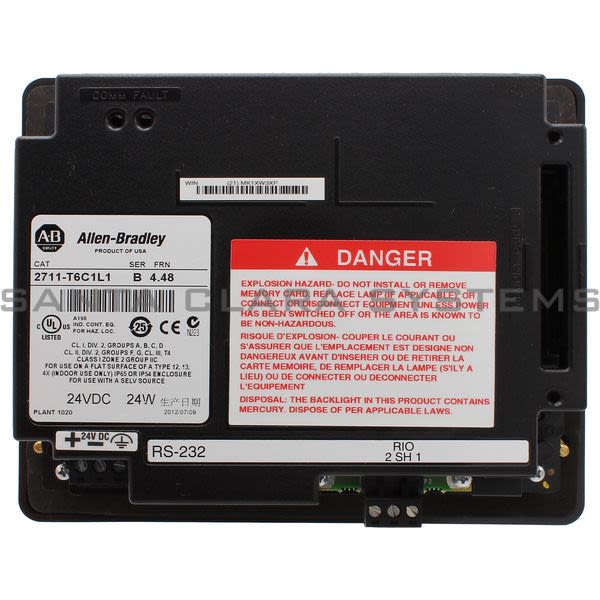Allen Bradley 2711-T6C1L1  PanelView 600 Product Image