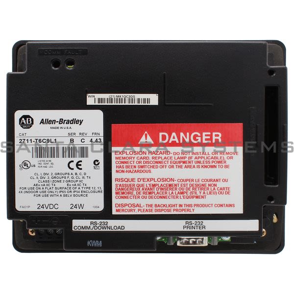Allen Bradley 2711-T6C9L1  PanelView 600 Product Image