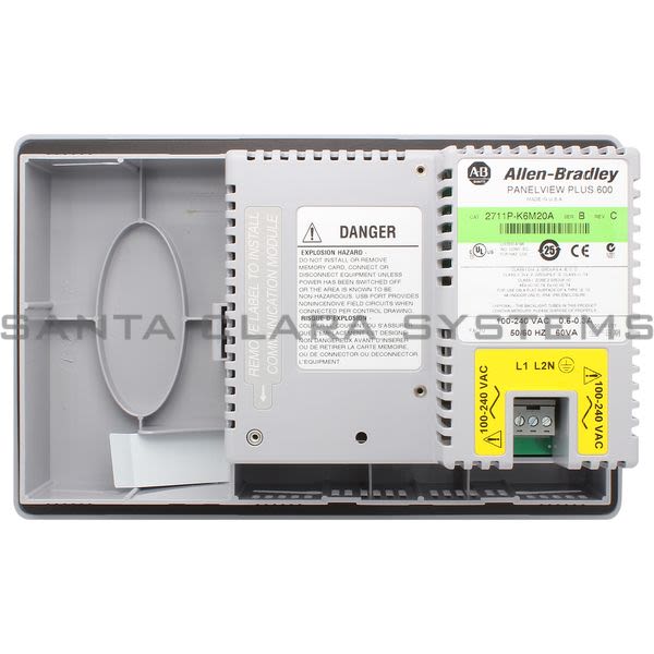 Allen Bradley 2711P-K6M20A 6&quot; Assembled Trminal PanelView Plus Grayscale Unit Product Image