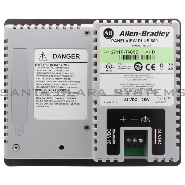 Allen Bradley 2711P-T6C5D PanelView Plus 600 | Color Touchscreen Product Image