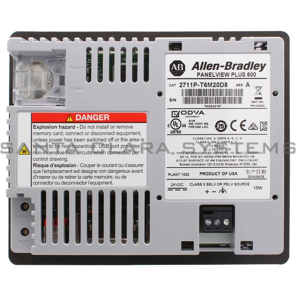 Allen Bradley 2711P-T6M20D8 Operator Interface Product Image