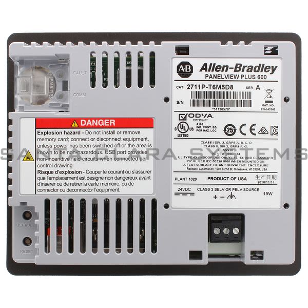 Allen Bradley 2711P-T6M5D8 PanelView Plus 6 Product Image