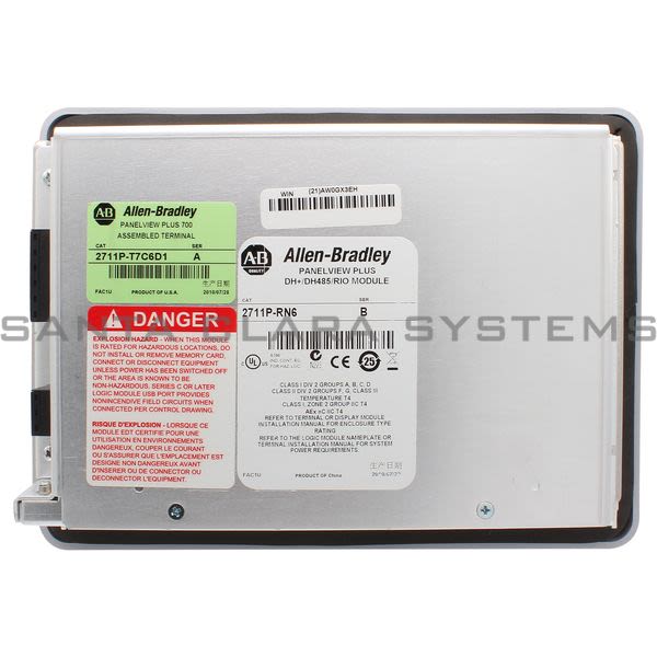 Allen Bradley 2711P-T7C6D1 PanelView Plus Compact Terminal Product Image