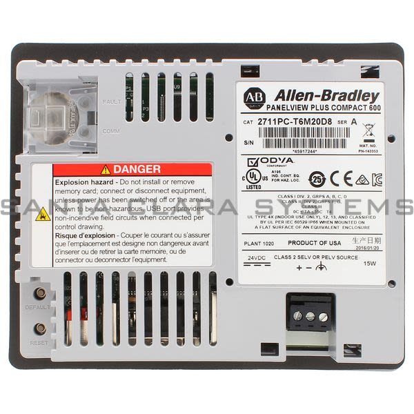 Allen Bradley 2711PC-T6M20D8 PanelView Product Image