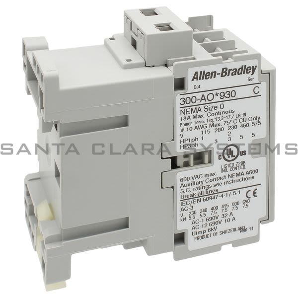 Allen Bradley 300-AOB930 Contactor Product Image