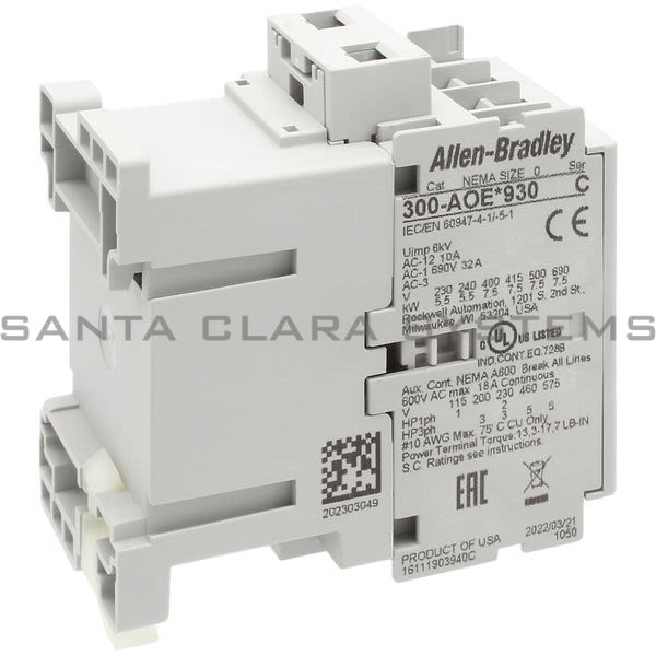 Allen Bradley 300-AOEJ930 Contactor Product Image