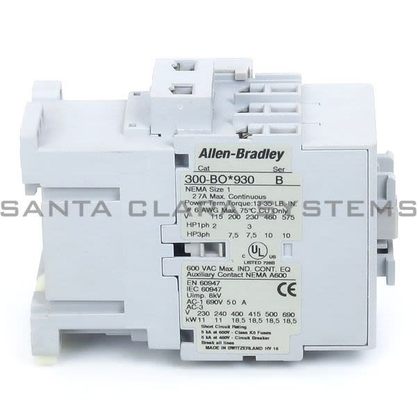 Allen Bradley 300-BOD930 Contactor Product Image