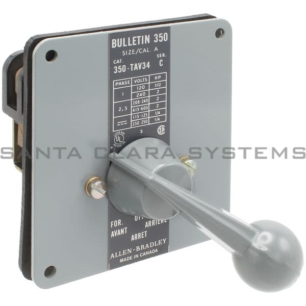 Allen Bradley 350-TAV34 Reversing Drum Switch Product Image