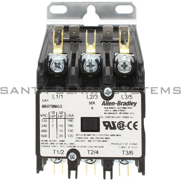 Allen Bradley 400-DP30NA3-S  Definite Purpose Contactor Product Image