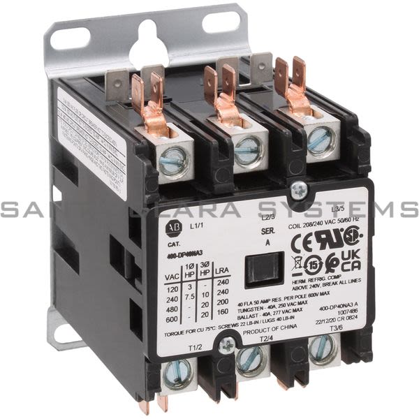Allen Bradley 400-DP40NA3  Definite Purpose Contactor Product Image