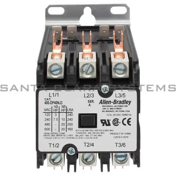 Allen Bradley 400-DP40NJ3  Definite Purpose Contactor Product Image