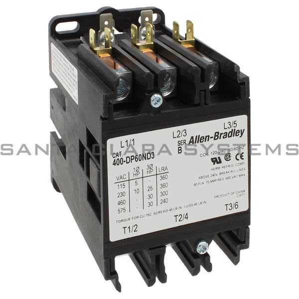 Allen Bradley 400-DP60ND3  Definite Purpose Contactor Product Image