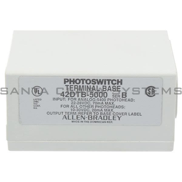 Allen Bradley 42DTB-5000 PhotoSwitch Base Product Image