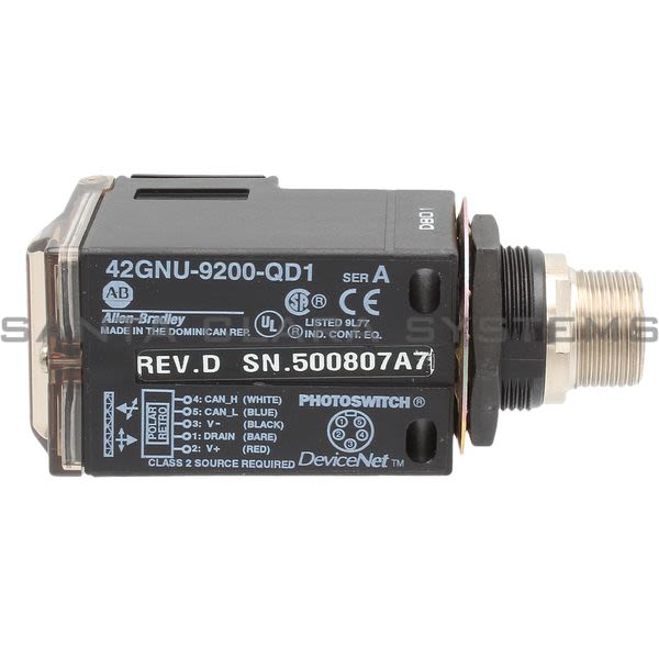 Allen Bradley 42GNU-9200-QD1 PhotoSwitch Product Image
