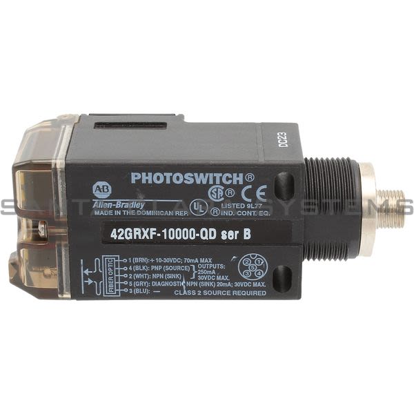 Allen Bradley 42GRXF-10000-QD PhotoSwitch Product Image