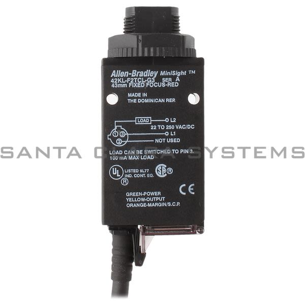 Allen Bradley 42KL-F2TCL-G3 PhotoSwitch | Minisight Product Image