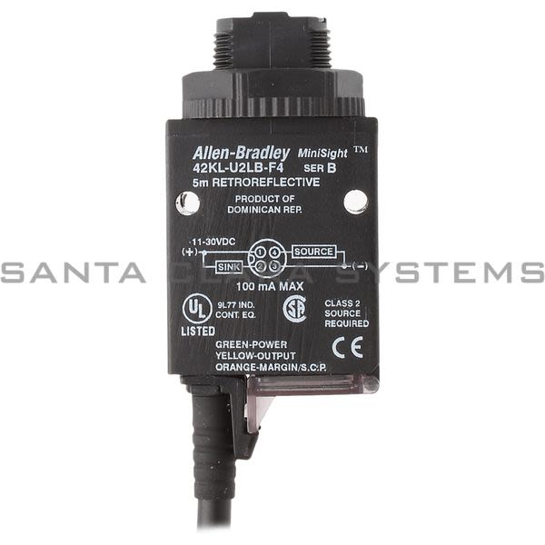 Allen Bradley 42KL-U2LB-F4 PhotoSwitch | Minisight Product Image